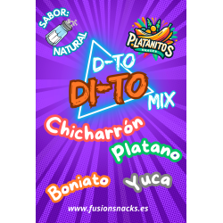 D-To Di-To Naturel – 15 sachets | FusionSnack – Mélange artisanal de chips et chicharrón