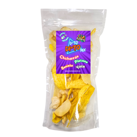 D-To Di-To Naturel – 15 sachets | FusionSnack – Mélange artisanal de chips et chicharrón